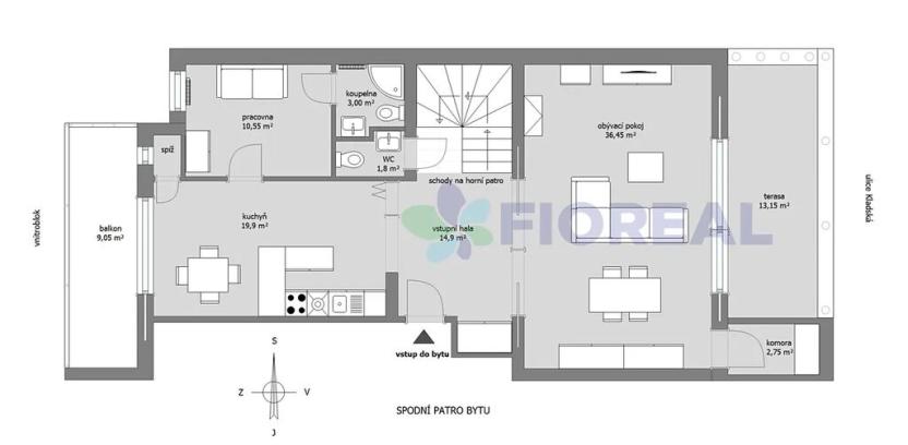 Pronájem bytu 5+1, Praha - Vinohrady, Kladská, 225 m2