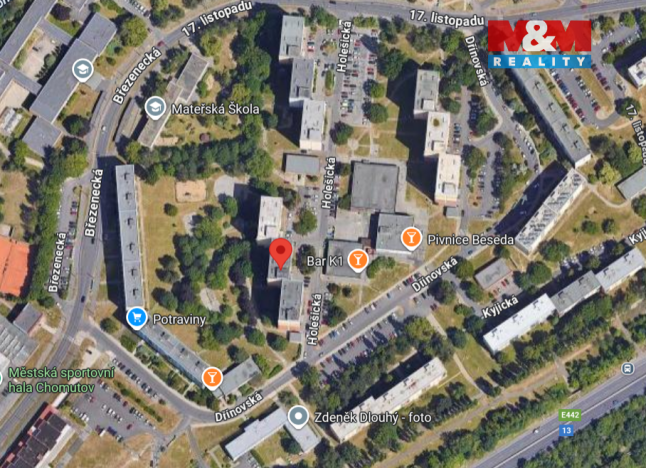 Prodej bytu 2+1, Chomutov, Holešická, 62 m2