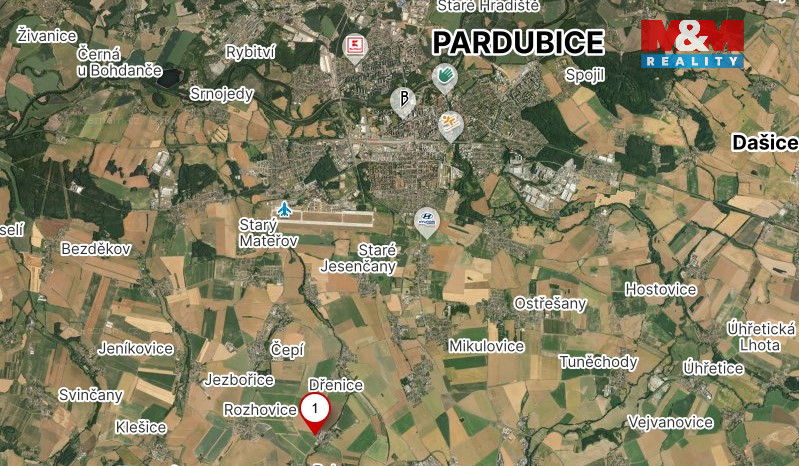 Prodej pozemku pro bydlení, Třibřichy, 933 m2