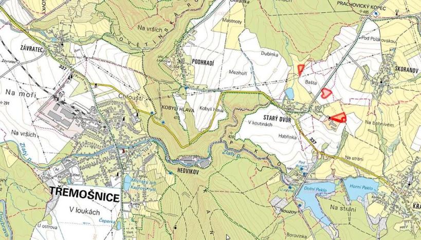 Prodej louky, Třemošnice, 20519 m2