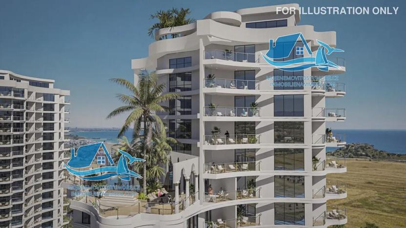 Prodej bytu 2+kk, Trikomo, Kypr, 64 m2