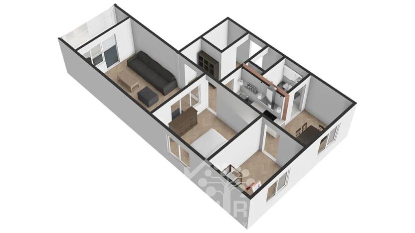 Prodej bytu 3+1, Hostinné, Sídliště, 68 m2