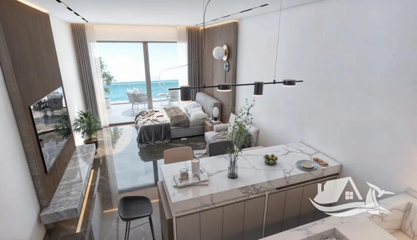 Prodej bytu 1+kk, Agios Amvrosios Keryneias, Kypr, 33 m2