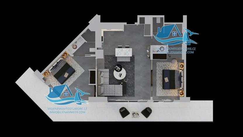 Prodej bytu 3+kk, Trikomo, Kypr, 92 m2