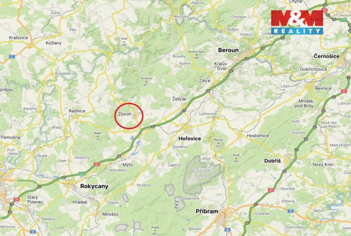 Prodej komerčního pozemku, Zbiroh, 3887 m2
