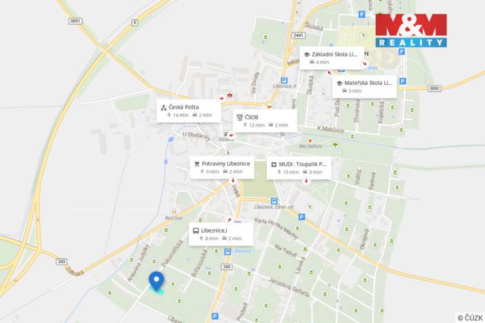 Prodej pozemku pro bydlení, Líbeznice, 1109 m2