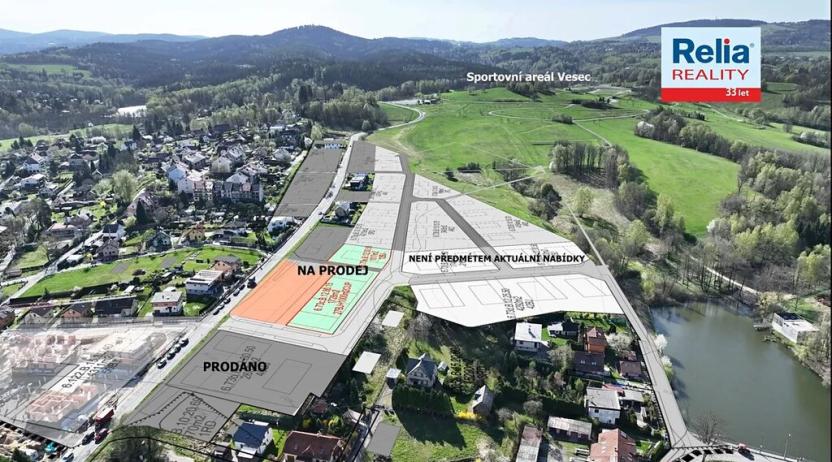 Prodej pozemku pro bydlení, Liberec, K Sportovnímu Areálu, 5000 m2