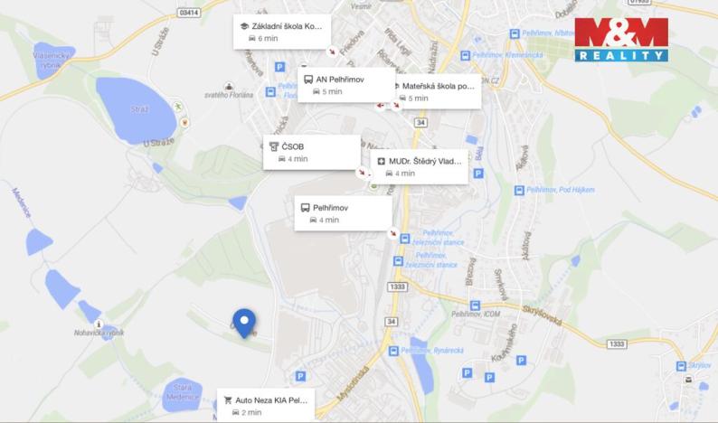 Prodej pozemku pro bydlení, Pelhřimov, 514 m2