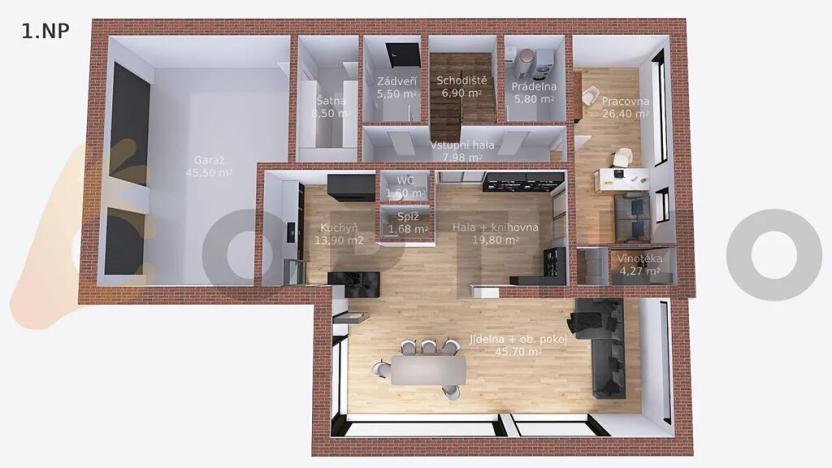 Prodej rodinného domu, Praha - Dolní Chabry, Počeradská, 332 m2