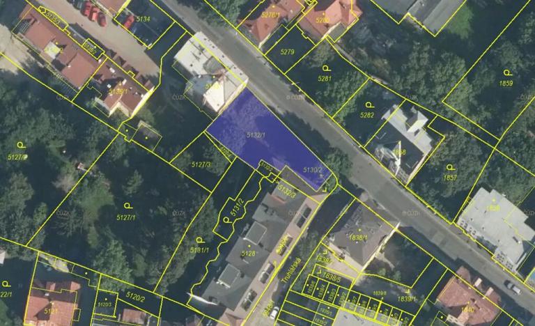 Pronájem komerčního pozemku, Liberec, Chrastavská, 520 m2