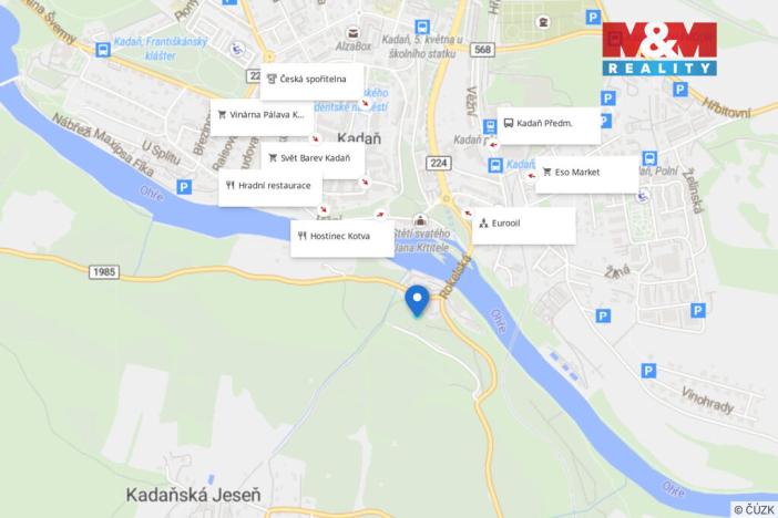 Prodej zahrady, Kadaň, 624 m2