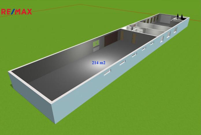 Pronájem skladu, Nýdek, 214 m2