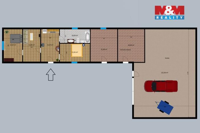 Prodej rodinného domu, Žiželice - Loukonosy, 66 m2