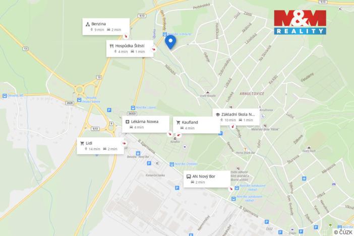 Pronájem bytu 3+1, Nový Bor - Arnultovice, Gen. Svobody, 75 m2