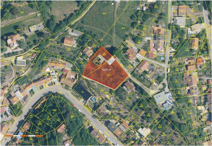 Prodej pozemku, Bílovice nad Svitavou, Havlíčkova, 1836 m2