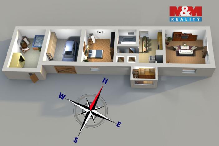 Prodej rodinného domu, Rašovice - Jindice, 92 m2