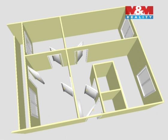 Prodej bytu 3+kk, Broumov - Olivětín, Dukelská, 60 m2