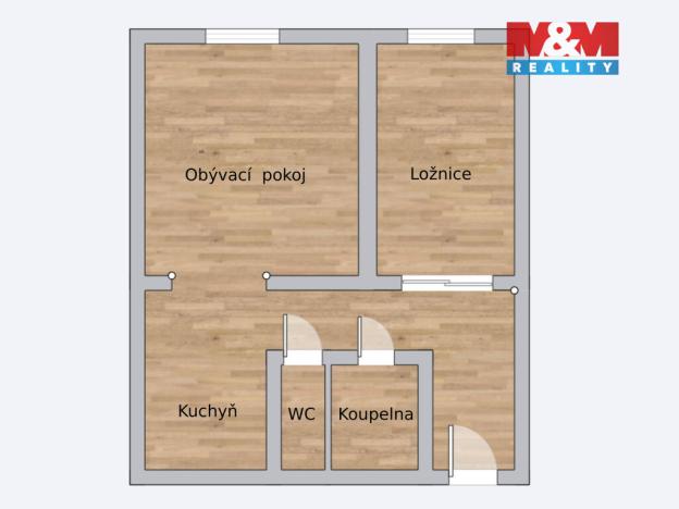 Prodej bytu 2+kk, Havířov - Šumbark, Zvonková, 51 m2