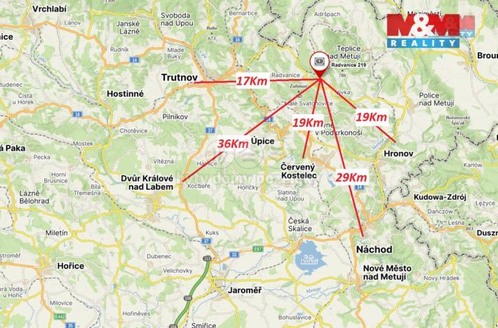 Pronájem bytu 3+1, Radvanice, 78 m2
