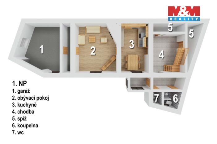 Prodej rodinného domu, Deštná, Stránská, 100 m2