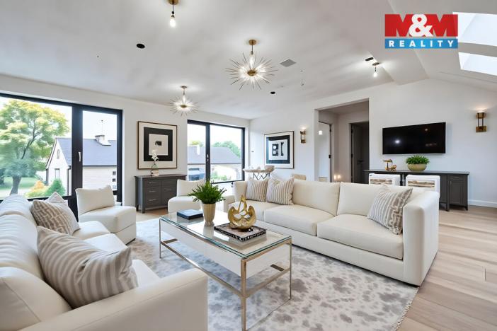 Prodej bytu 4+kk, Praha - Holyně, náměstí Pod lípou, 128 m2