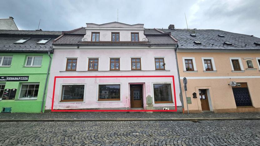 Pronájem obchodního prostoru, Nové Město pod Smrkem, Mírové náměstí, 150 m2