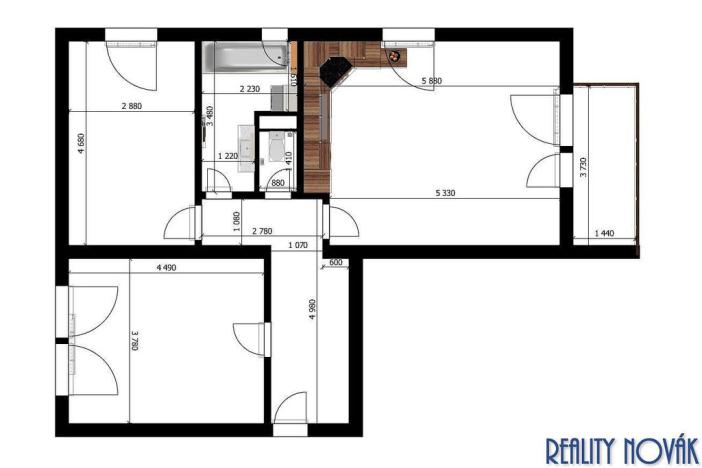 Prodej bytu 3+kk, Vejprnice, Jižní Svahy, 81 m2