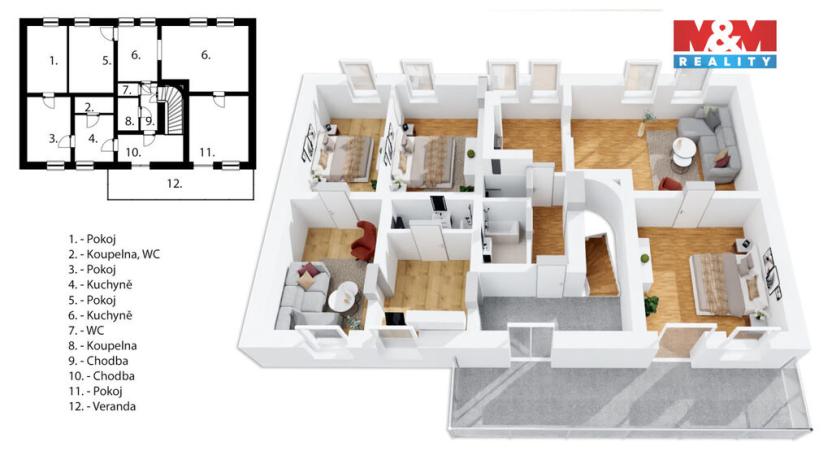 Prodej rodinného domu, Červený Kostelec, Jiráskova, 327 m2