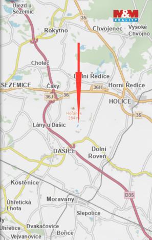 Prodej pole, Dolní Roveň - Komárov, 9779 m2