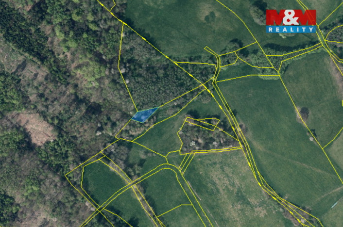 Prodej lesa, Dolní Habartice, 675 m2