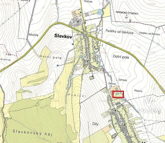 Prodej podílu komerčního pozemku, Horní Němčí, 530 m2