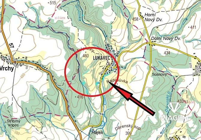 Prodej podílu lesa, Fulnek, 7911 m2