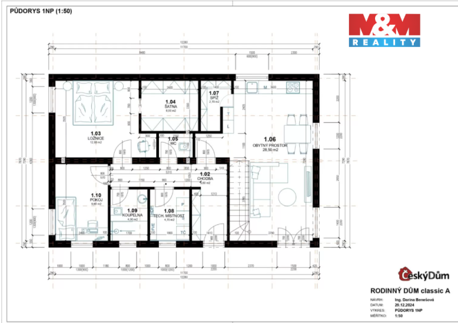 Prodej rodinného domu, Plasy - Nebřeziny, 120 m2