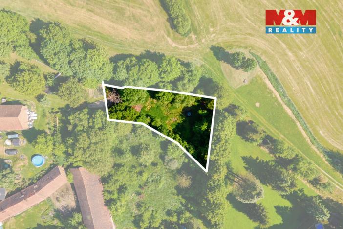 Prodej zahrady, Puclice, 829 m2