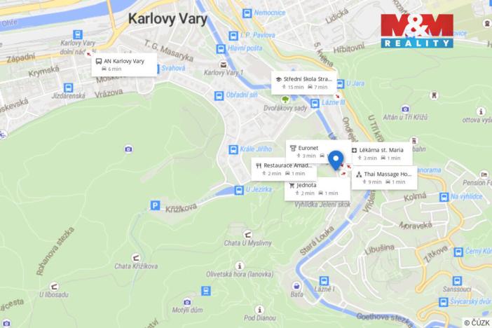 Prodej bytu 3+kk, Karlovy Vary, Zámecký vrch, 72 m2