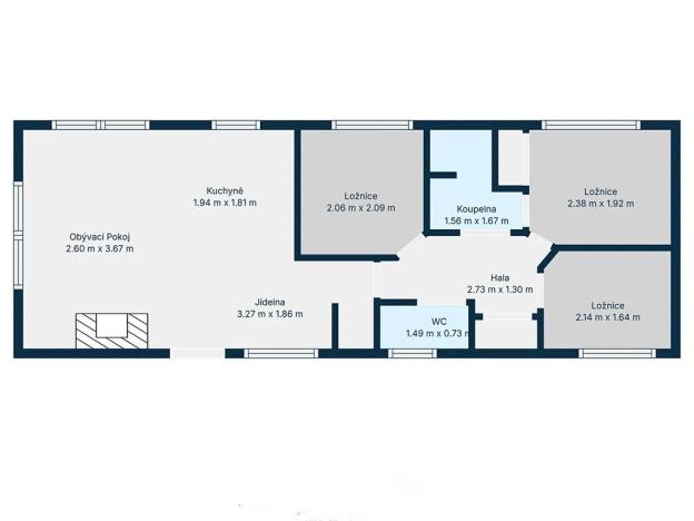 Prodej chaty, Hněvkovice, 42 m2