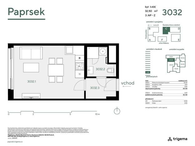 Prodej bytu 1+kk, Praha - Stodůlky, Hábova, 33 m2