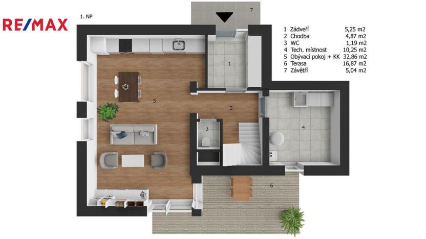 Pronájem rodinného domu, Ostrava - Polanka nad Odrou, 1. května, 126 m2