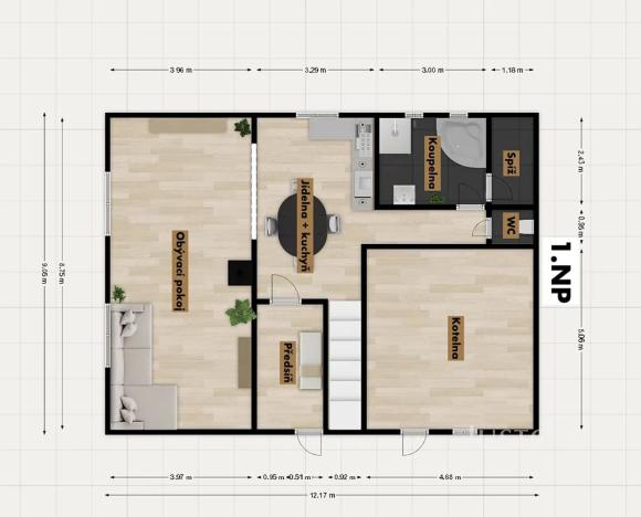 Prodej rodinného domu, Moravičany, 130 m2