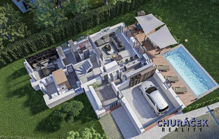Prodej pozemku pro bydlení, Praha - Velká Chuchle, Na hvězdárně, 1262 m2
