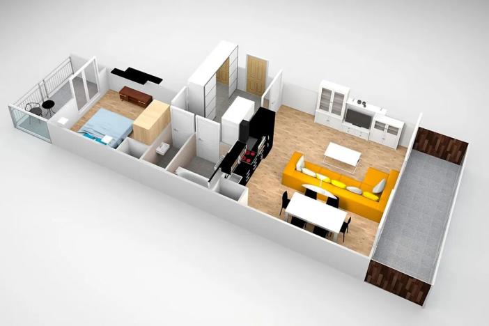 Prodej bytu 2+kk, Praha - Hlubočepy, Silurská, 81 m2