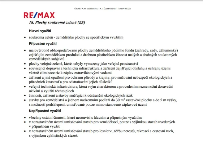 Pronájem zahrady, Vikýřovice, 2970 m2