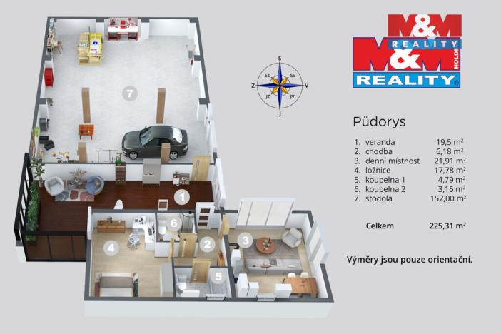 Prodej rodinného domu, Huntířov, 207 m2