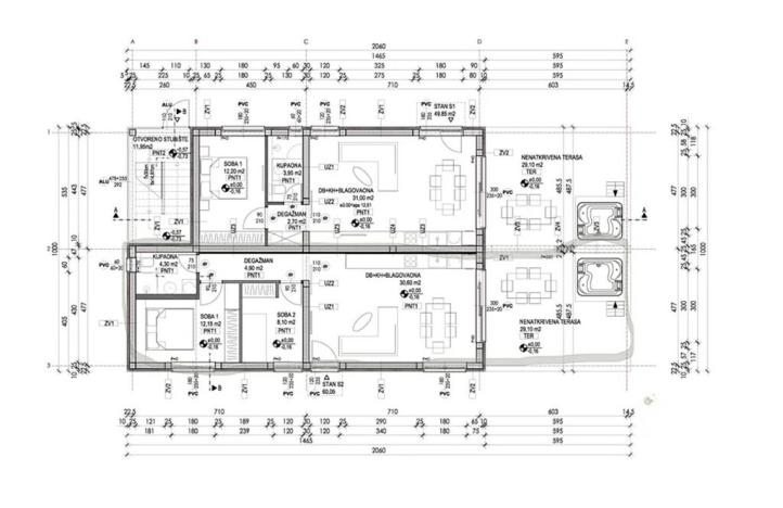 Prodej bytu 2+kk, Vrsi, Chorvatsko, Put Konobina, 65 m2