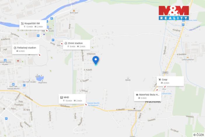 Prodej pozemku pro bydlení, Valašské Meziříčí, 853 m2