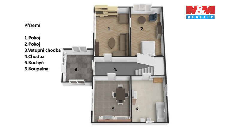 Prodej rodinného domu, Velké Přítočno, Vítězná, 148 m2