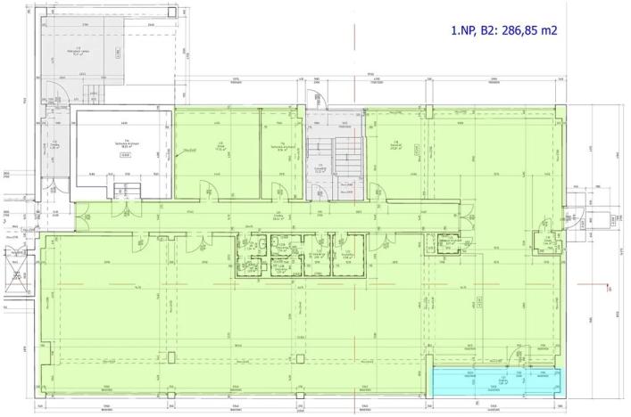 Pronájem kanceláře, Praha - Prosek, Litvínovská, 309 m2