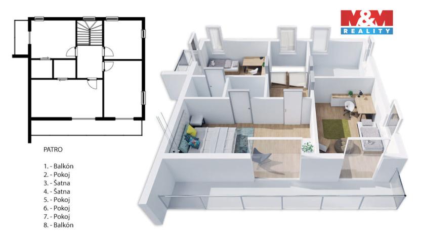 Prodej rodinného domu, Veleň, Na Kocandě, 134 m2