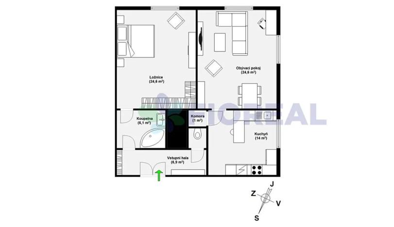 Prodej bytu 3+kk, Praha - Strašnice, Pod Rapidem, 85 m2