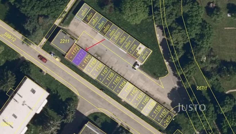 Prodej garáže, Uherské Hradiště, Za Alejí, 21 m2